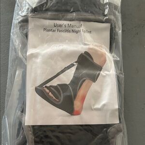 Black Orthopedic Support Brace